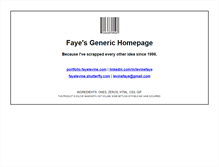 Tablet Screenshot of fayelevine.com